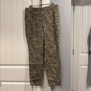 Chico’s 1.5 Brown printed jeggings